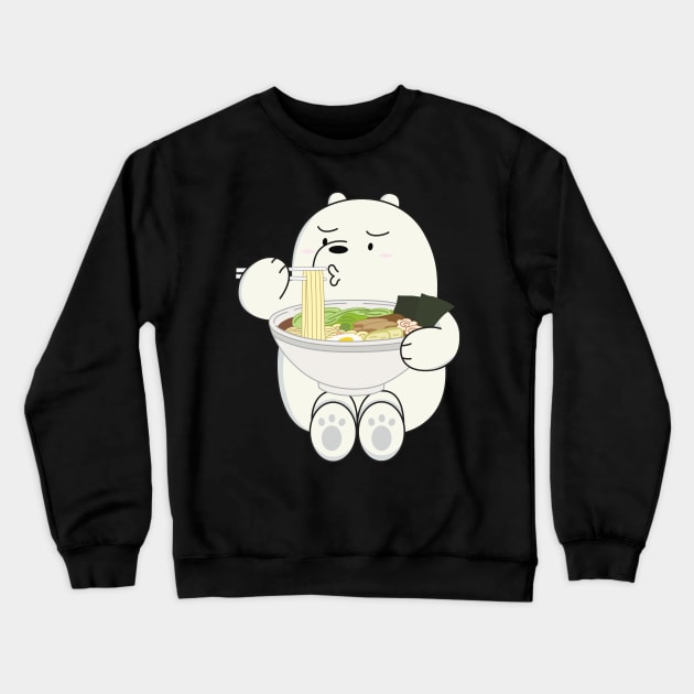 Ice Bear Crewneck Sweatshirt by Plushism